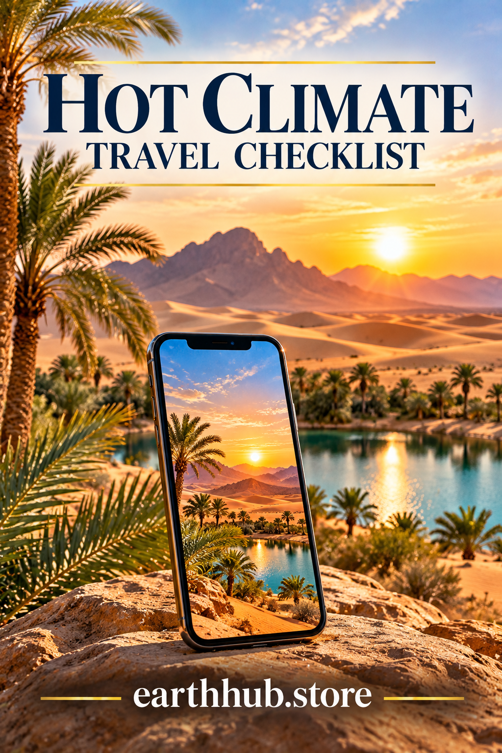 Hot Climate Interactive Travel Check List Mobile