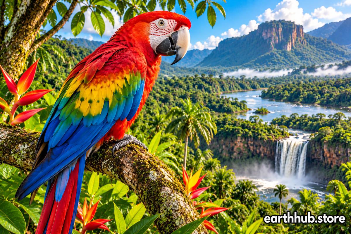 Amazon Macaw Interactive Puzzle Get this Puzzle Free! click for details!