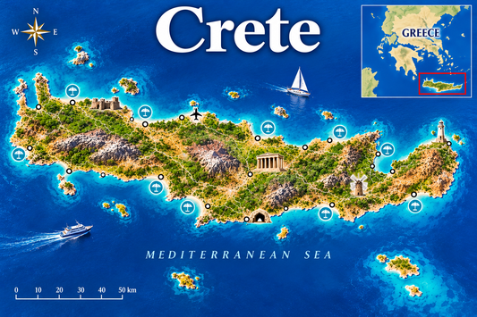Travel Guide Islands Feat. Crete