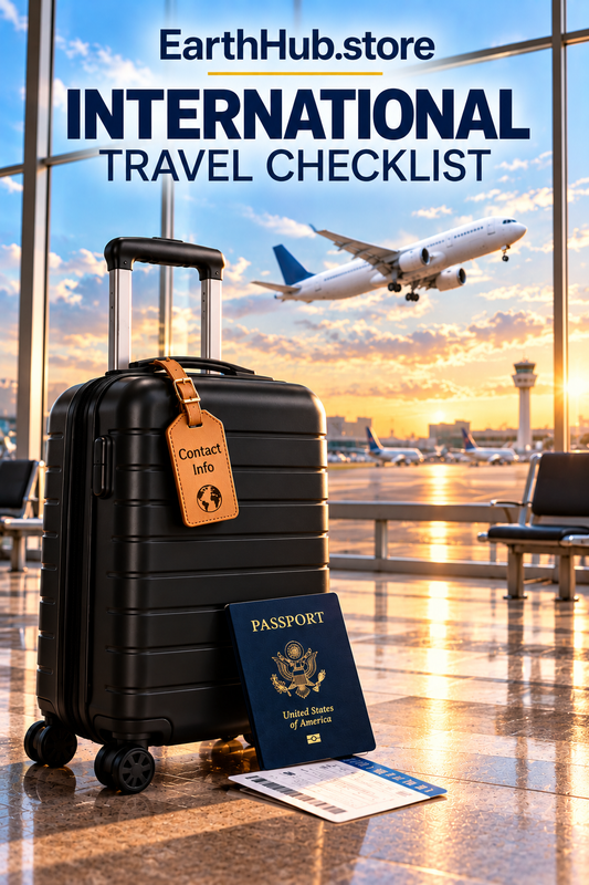 International Travel Checklist (Exhaustive)