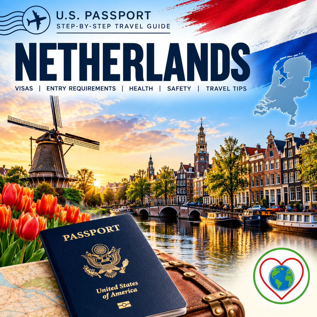United States Passport Information Guide to Netherlands